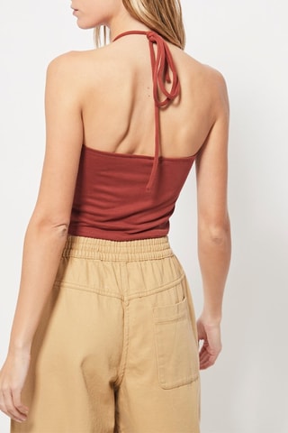 Crop top - Marrone