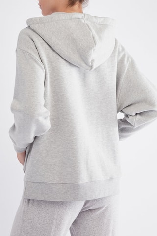 Felpa con cappuccio - Grigio chiaro
