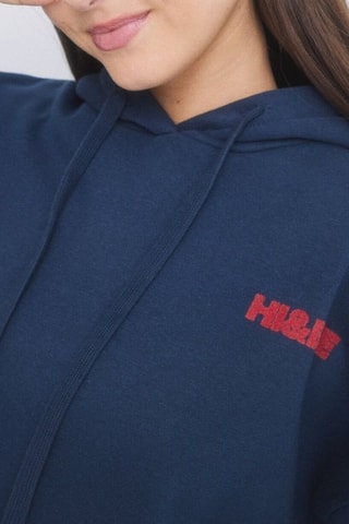 Felpa in pile - Navy