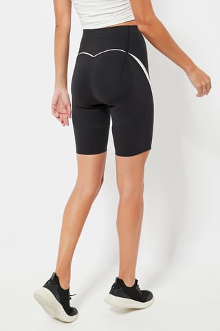 Ciclisti compressione a vita alta - Nero