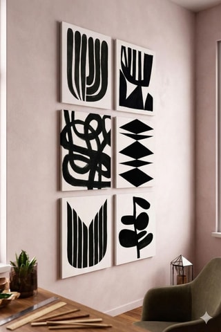 6 quadri - 6 x (15 x 20 cm)