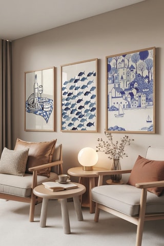 3 quadri - 50 x 70 cm