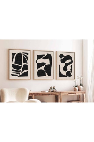 3 quadri in MDF Sabine3 - 50 x 70 cm