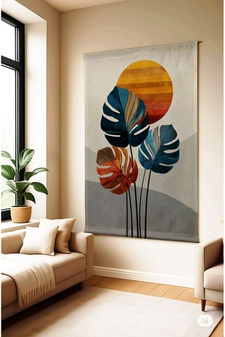 Decorazione da parete - 140 x 100 cm - Grigio