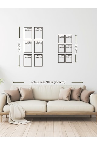 6 quadri - 6 x (15 x 20 cm)