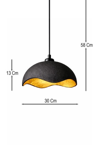 Lampadario - Nero - 40 W