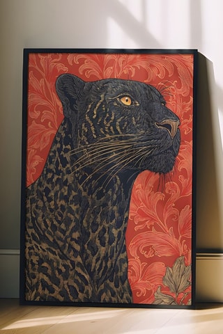 Quadro in legno massiccio - Nero - 50 x 70 cm