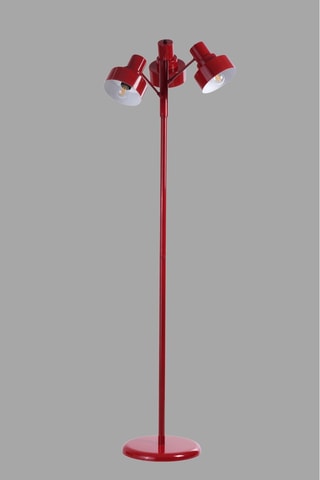 Lampada da terra - Rosso - 3 x 120 W