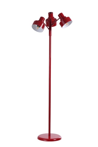 Lampada da terra - Rosso - 3 x 120 W