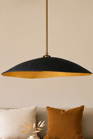 Lampadario - Nero e dorato - 40 W