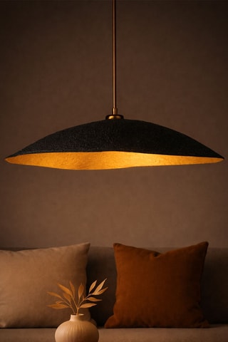 Lampadario - Nero e dorato - 40 W