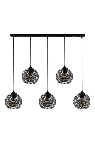 Lampadario Fellini - Nero - 5 x 40 W