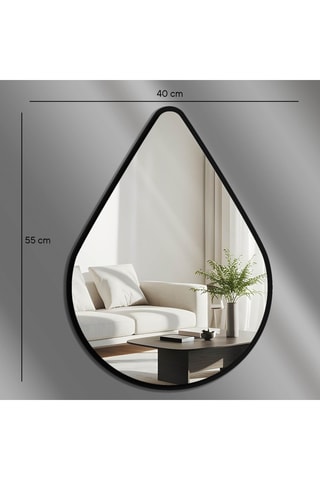 Specchio - 40 x 55 cm - Nero