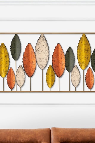Decorazione da parete - 114 x 3 x 60 cm - Dorato e rosa