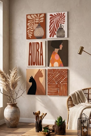 6 quadri - 6 x (15 x 20 cm)