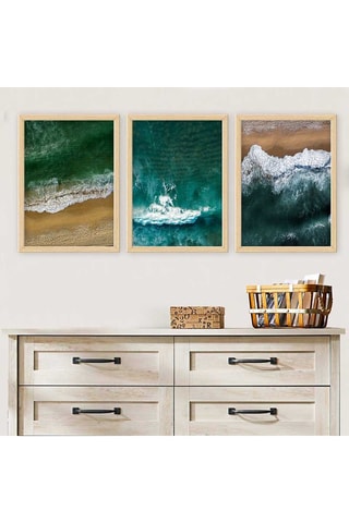 3 quadri in legno - 35 x 45 cm