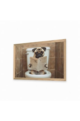 Decorazione da parete stampata - 20 x 30 cm - Beige