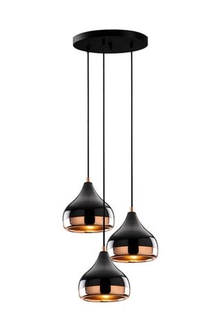 Lampadario Yildo - Nero - 3 x 40 W
