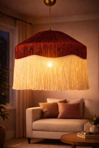 Lampadario - Rosso - 40 W