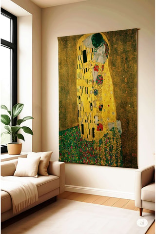Decorazione da parete - 120 x 70 cm - Giallo e verde