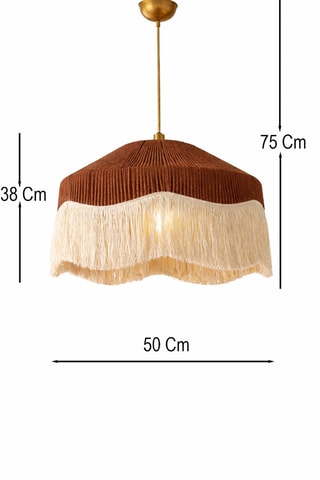 Lampadario - Marrone - 40 W