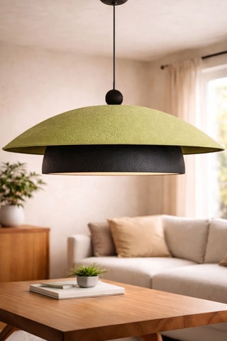 Lampadario - Verde oliva e nero - 40 W