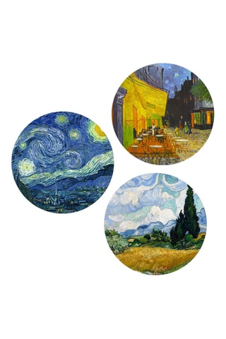 3 quadri - 3 x (30 x 30 cm)