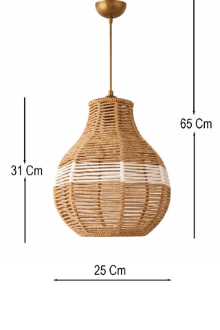 Lampadario - Marrone - 40 W