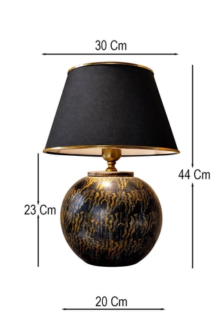 Lampe de table - Noir - 40 W