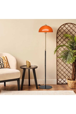 Lampada da terra - Arancione e nero - 40 W
