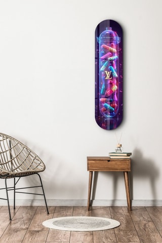 Quadro in vetro temprato - 80 x 20 cm