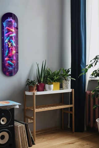 Quadro in vetro temprato - 80 x 20 cm