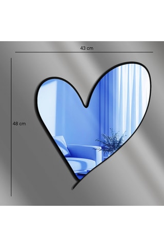 Specchio - 43 x 48 cm - Blu