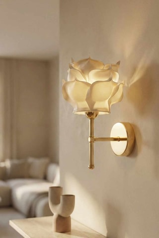 Applique - Ecrù e dorato - 5 W