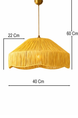 Lampadario - Giallo - 40 W