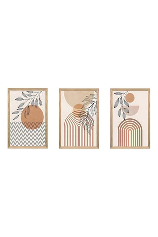 3 quadri in legno massiccio - 33 x 48 cm