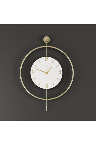 Orologio - 80 x 58 x 7 cm - Dorato