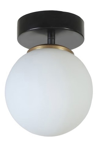 Plafoniera - Nero e bianco - 60 W