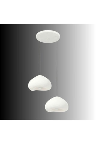 Lampadario - Bianco - 2 x 40 W