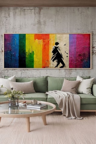 Quadro In legno - 33 x 70 cm