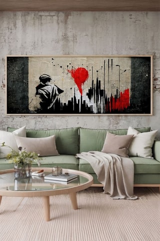 Quadro In legno - 33 x 70 cm