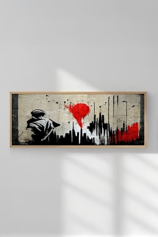 Quadro In legno - 33 x 70 cm