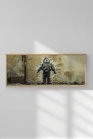 Quadro In legno - 33 x 70 cm