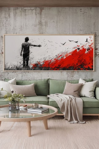 Quadro In legno - 33 x 70 cm
