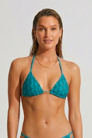 Haut de maillot Loana - Bleu canard
