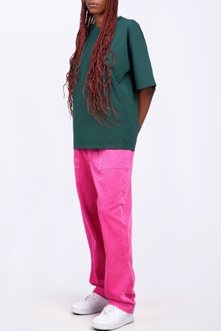 Pantaloni in velluto unisex Axel - Fucsia