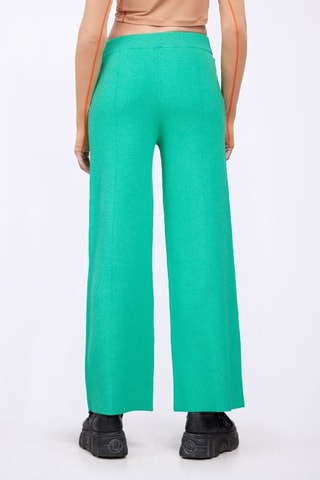 Pantalon taille haute Annie - Vert d'eau