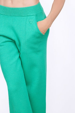 Pantalon taille haute Annie - Vert d'eau