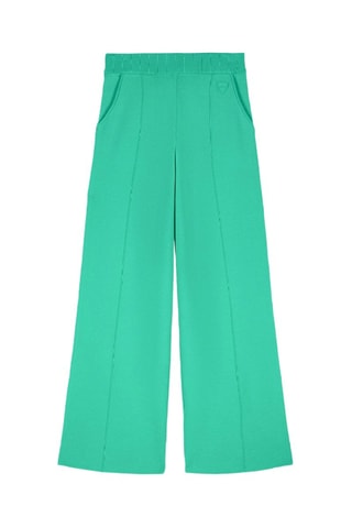 Pantalon taille haute Annie - Vert d'eau