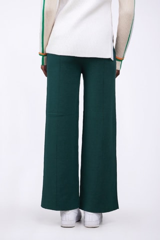 Pantalon taille haute Annie - Vert foncé